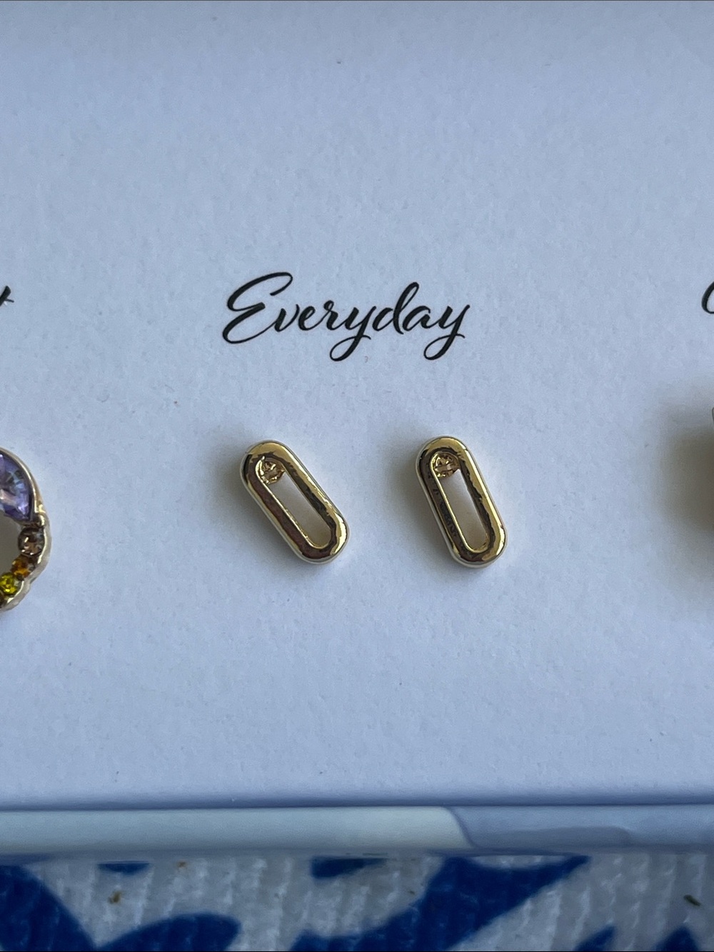 C&C California Gold Multi-Color Earring Set NIB - Picture 5 of 6